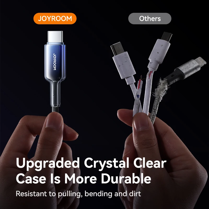 JOYROOM 60W Type C to USB C Cable PD Fast Charging Charger Cord for iPhone 15 Plus Pro max Macbook iPad Samsung Xiaomi