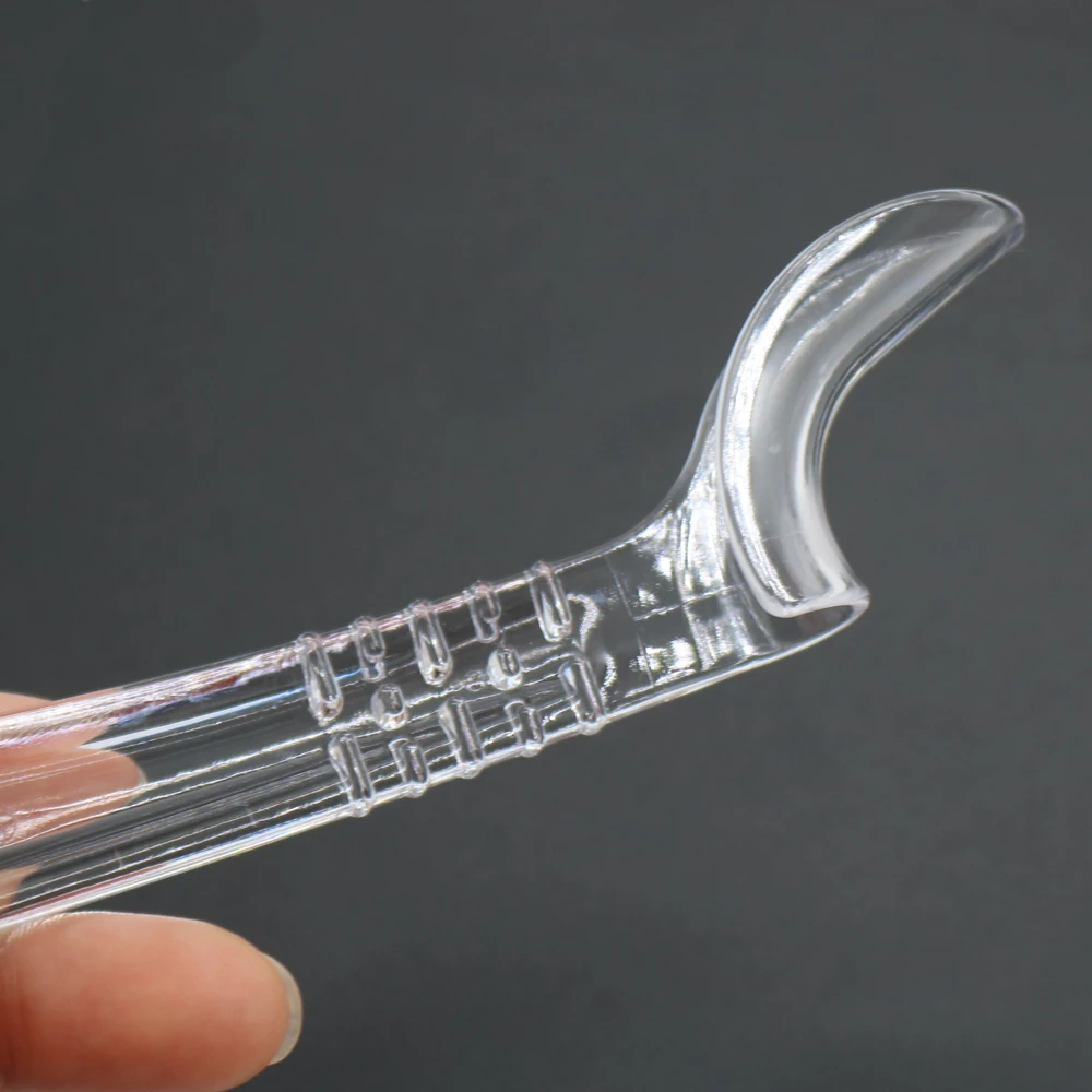 Écarteur dentaire à crochet demi-latéral, dispositif de support Intraoral, ouvre-bouche, écarteur de joue Transparent gauche droite, 2 pièces/ensemble