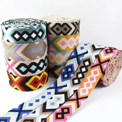 2 Meters 38mm Meetee Polyester Jacquard Webbing Backpack Strap Tape Belt Clothes Binding Tape Sewing Accessories