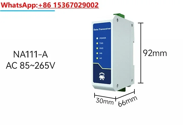 

Встроенный сервер с прозрачным последовательным портом RS485 к Ethernet RJ45, промышленный класс, 220 В переменного тока MQTTTCP/IP к RTU