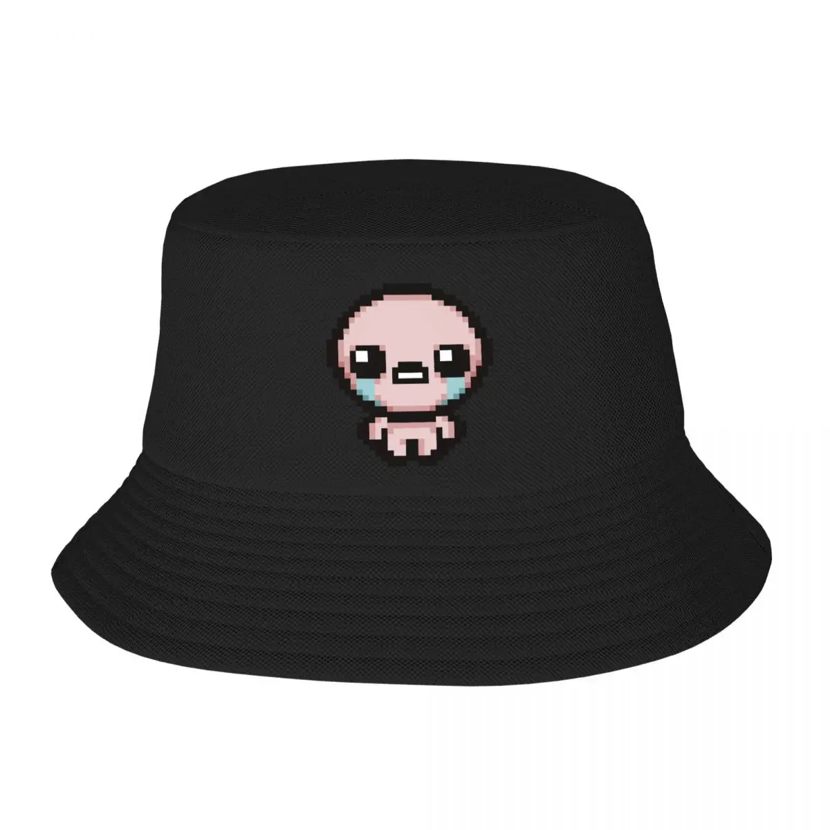 Custom The Binding Of Isaac Pixel Bucket Hat Women Men Fashion Summer Beach Sun Fisherman Cap