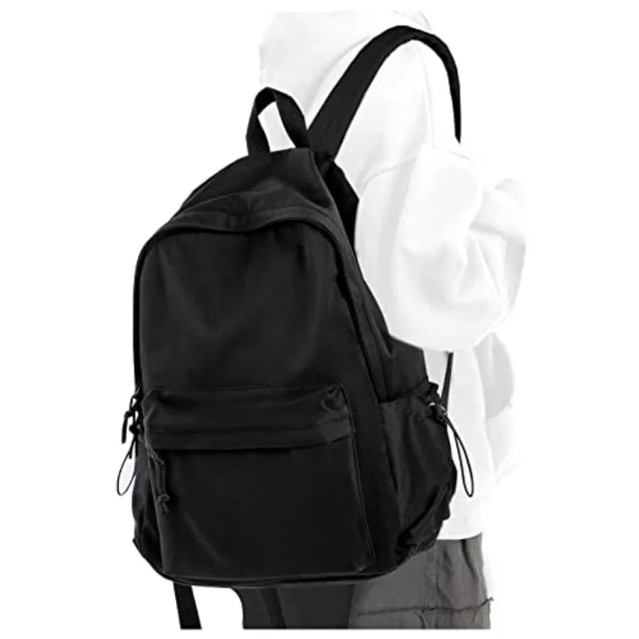 

School Backpack for Girls Women Waterproof High School Book Bag Cute Backpack for Men Teens Boys, Lightweight Simple Middle Sch