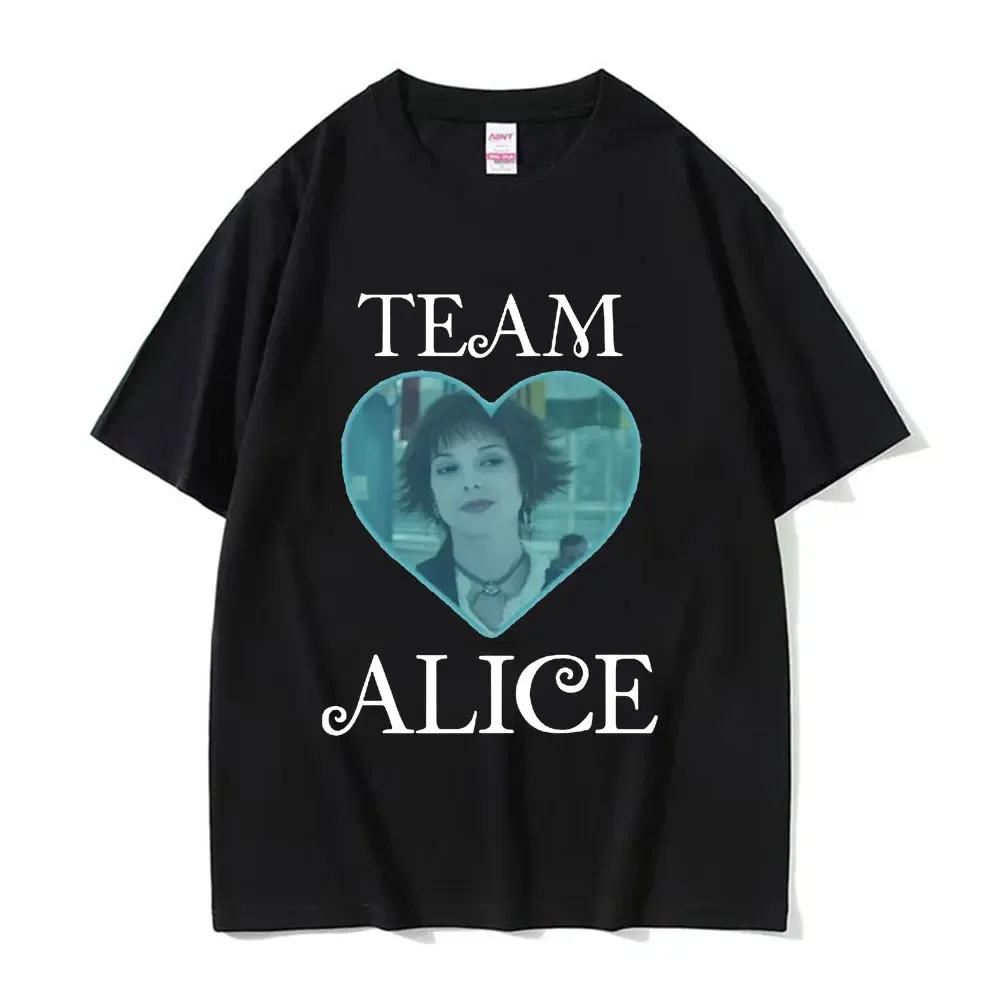 Team Alice Cullen Graphic T Shirt The Twilight Saga Movie Classic Tees Summer Men's Fashion Aesthetic T-shirts Unisex Streetwear