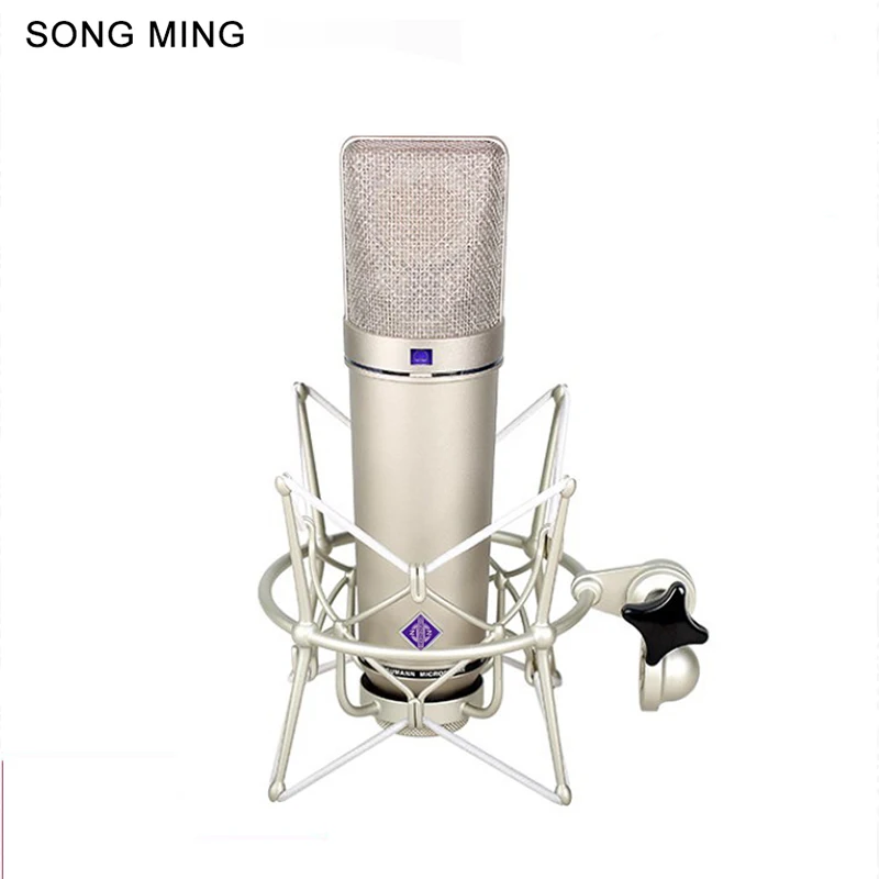 ميكروفون u87ai مكثف احترافي للبودكاست الصوتي عبر XLR Streaming Home Studio Newman style mic #1