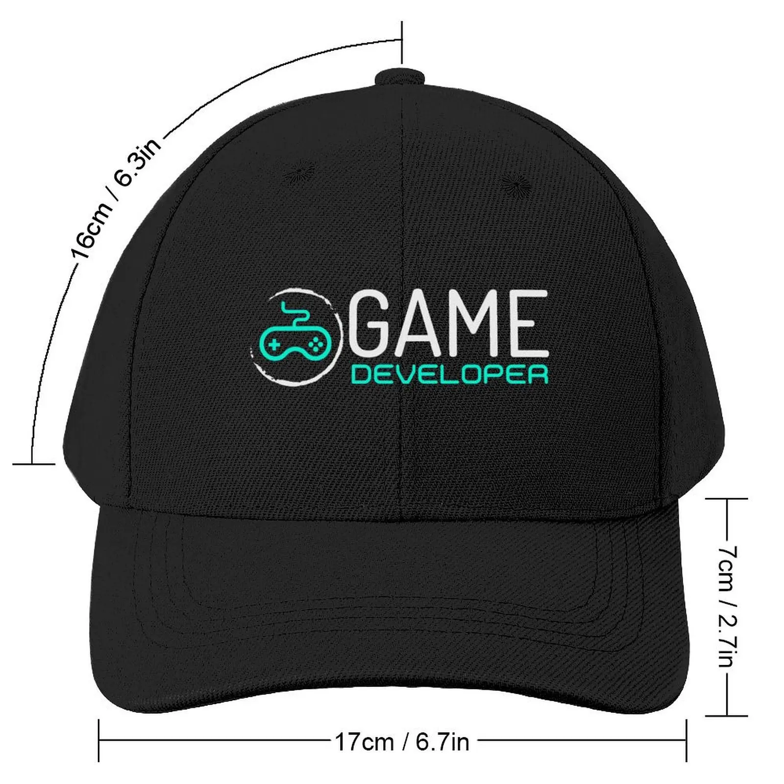 Game Developer Job Title Baseball Cap Snap Back Hat Snapback Cap foam party Hat Man Women's