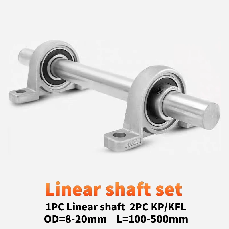 Eixo óptico eixo linear do trilho, liga de zinco furo rolamento de esferas, travesseiro bloco montado suporte, OD 8mm, 10mm, 12mm, 15mm, 16mm, 17mm, 20mm, PCes 2