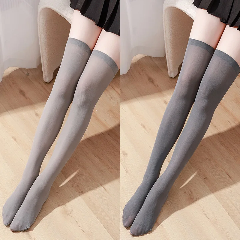 

Ay Over Knee Long Tube Sos Женская весна-осень Sle Bla Silk f Длина бедра Высокая бархатная белая длинная трубка Sos