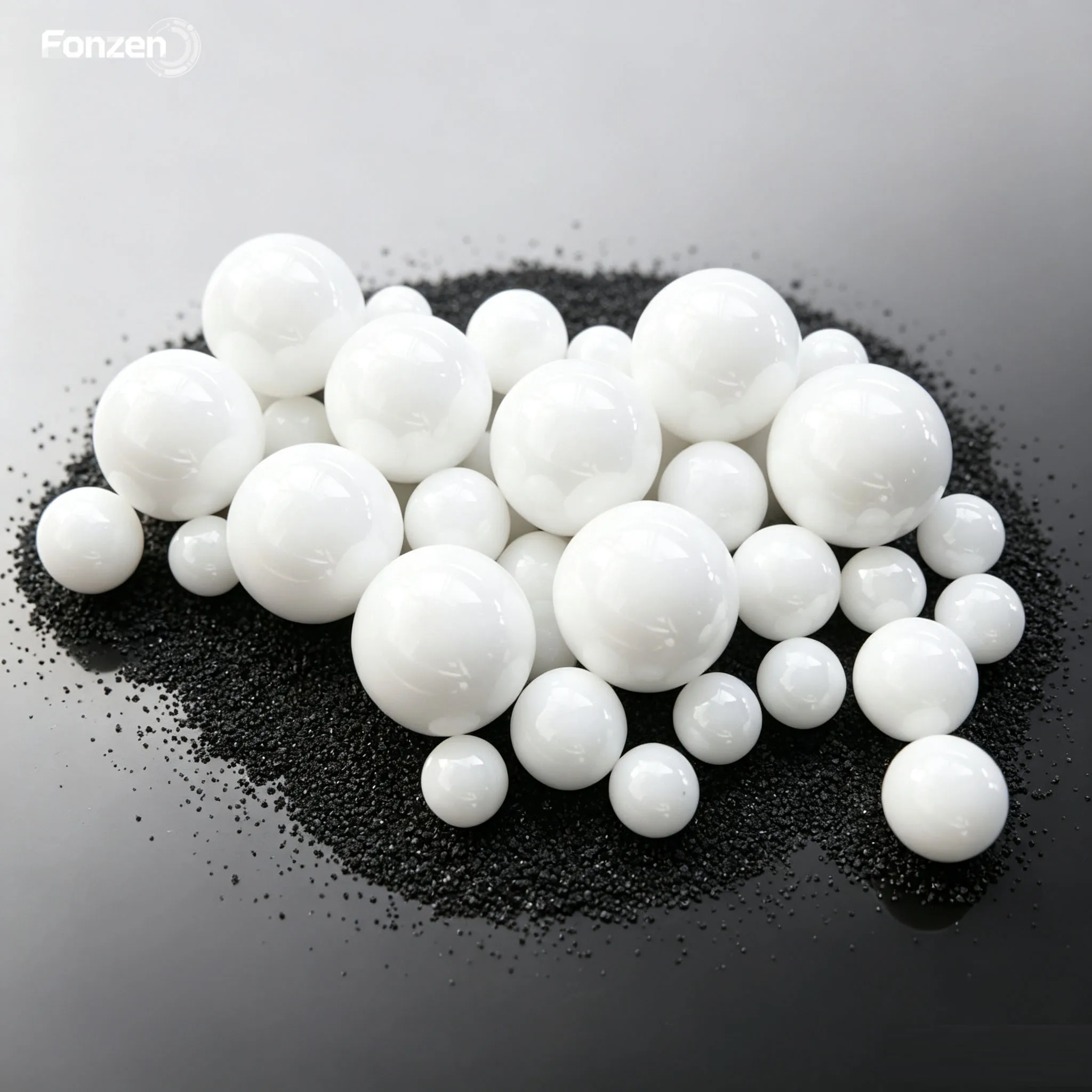 Zirconia Ceramic Balls 0.8-10.3mm High Precision Wear-Resistant ZrO2 Spherical Balls for Bearings Seals Grinding