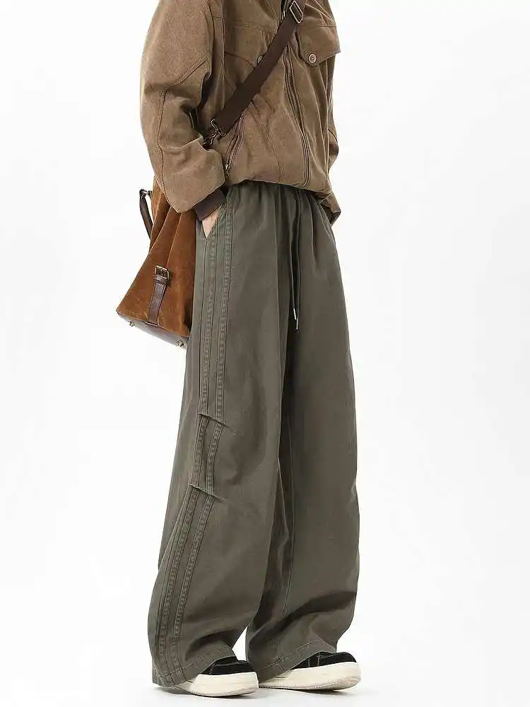 

Женские зеленые мешковатые брюки-парашюты Y2k, лоскутные брюки-карго в стиле Харадзюку, японский стиль 2000-х, винтажные брюки большого размера 90-х годов, одежда