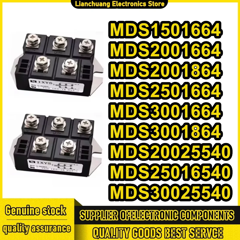 

Модули IGBT MDS1501664, MDS2001664, MDS2001864, MDS2501664, MDS3001664, MDS3001864, MDS20025540, MDS25016540, MDS30025540 В НАЛИЧИИ