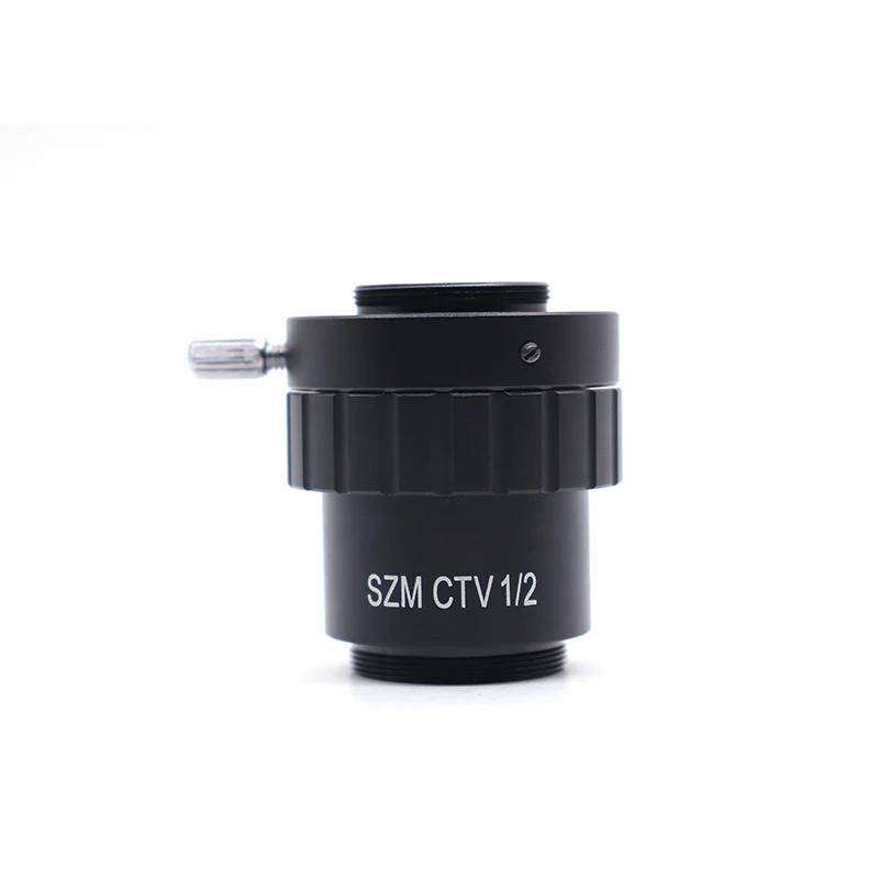 Trinocular stereomicroscope CTV video adapter 1/2 electronic eyepiece C/CS industrial camera doubling adapter