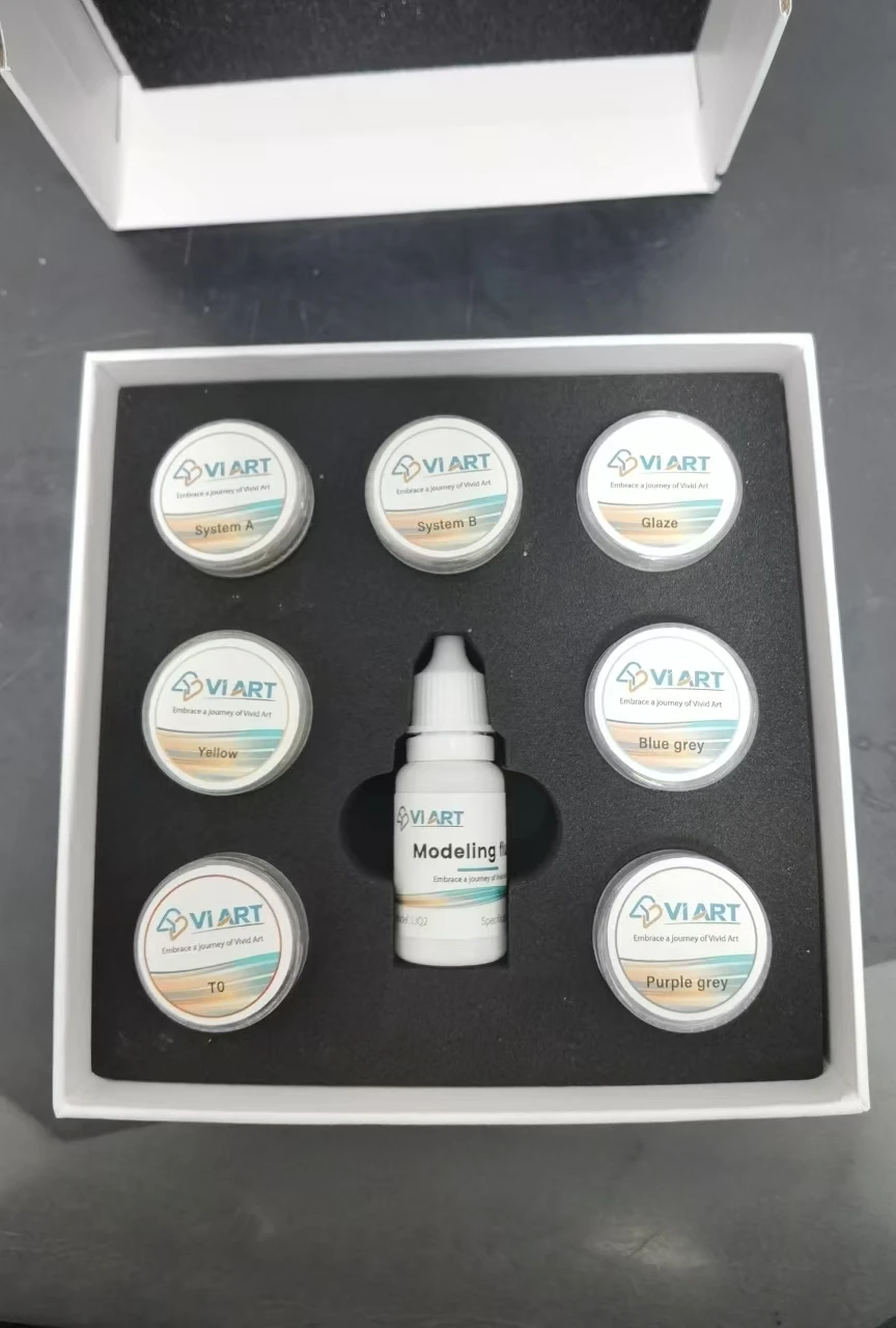 

WorldLink 2 г наборы для тестирования пятен и остекления пасты для разбавителей для циркония, полной короны и моста, 7 бутылок в комплекте.