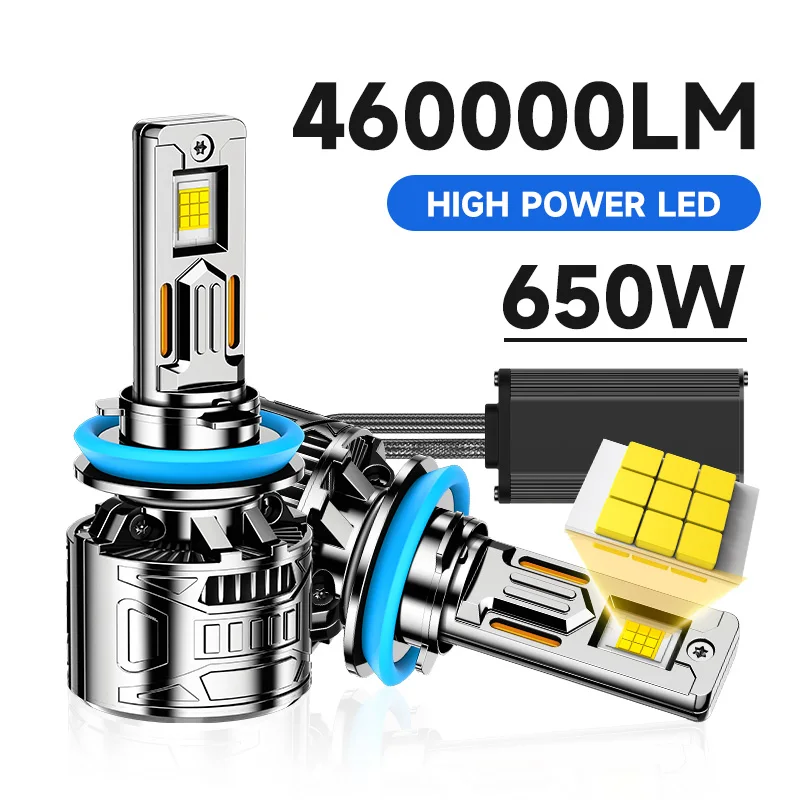 

Светодиодные лампы для фар 650W 460000LM H7 H4 9054 CSP Canbus H1 H3 H11 9005 HB3 9006 HB4 9012 9012 H13 Turbo, 12V