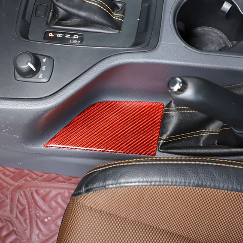 

Suetlcoity For Ford Ranger Wildtrak T7 T8 2015-2021 Soft Carbon Fiber Car Handbrake Slot Pad Cover Trim Sticker Car Accessories