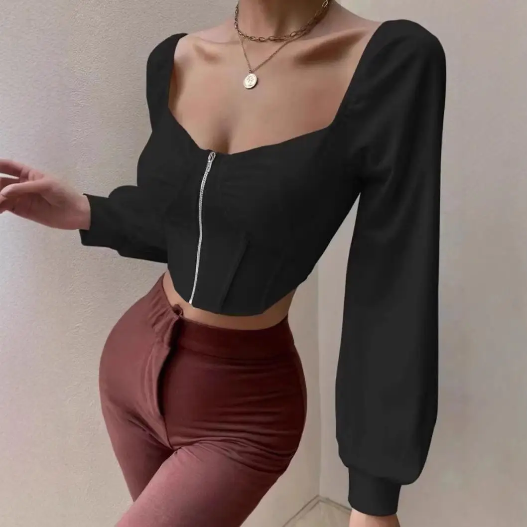 

Girls Zippered Collarbone Long SVE irt Women's Home Use Protective Clothing Brand Unbranded egory Protective Equipment