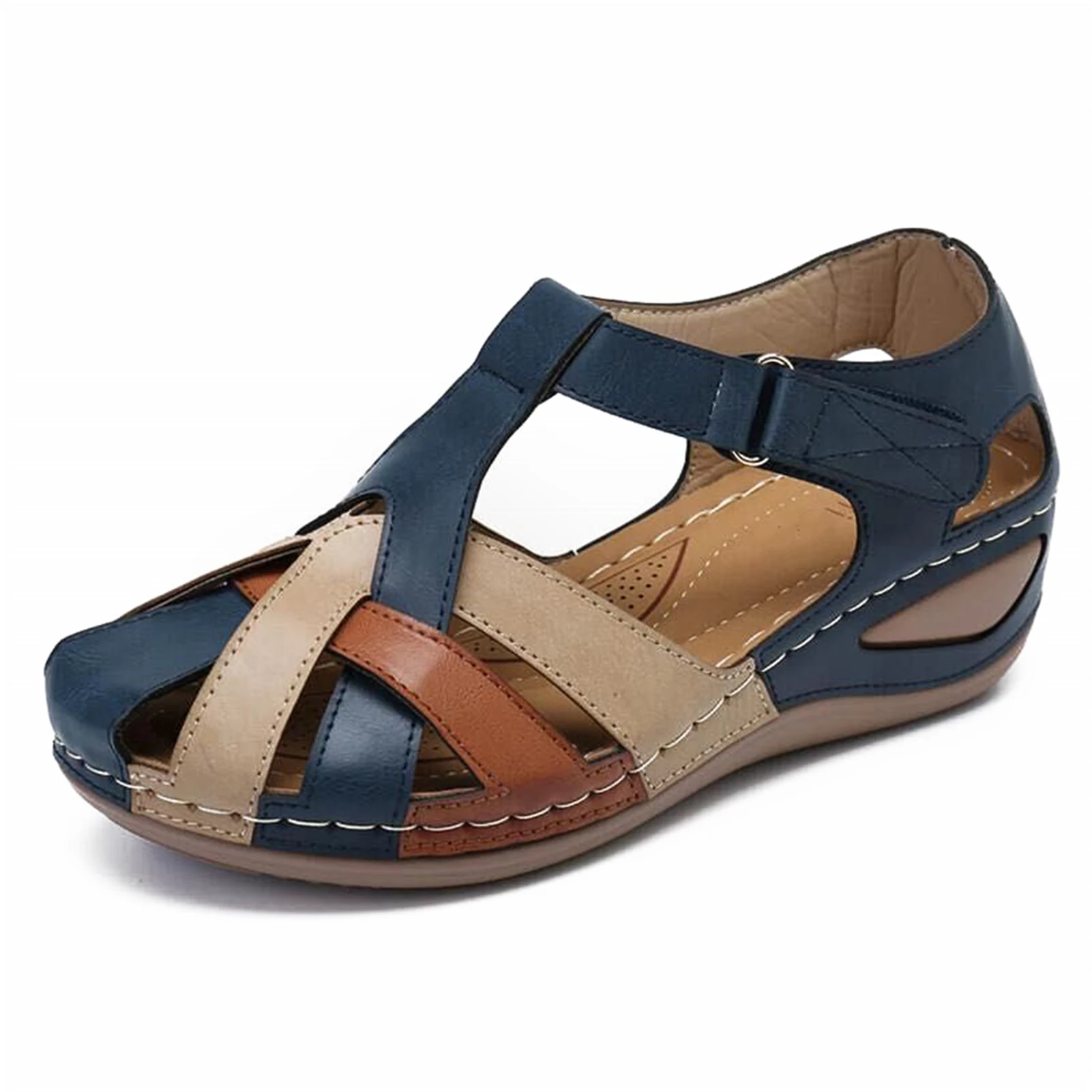 Sport Close Toe Sandals Summe Shoes Wear-resistant Non-slip Multipurpose For Home Office School Wearing