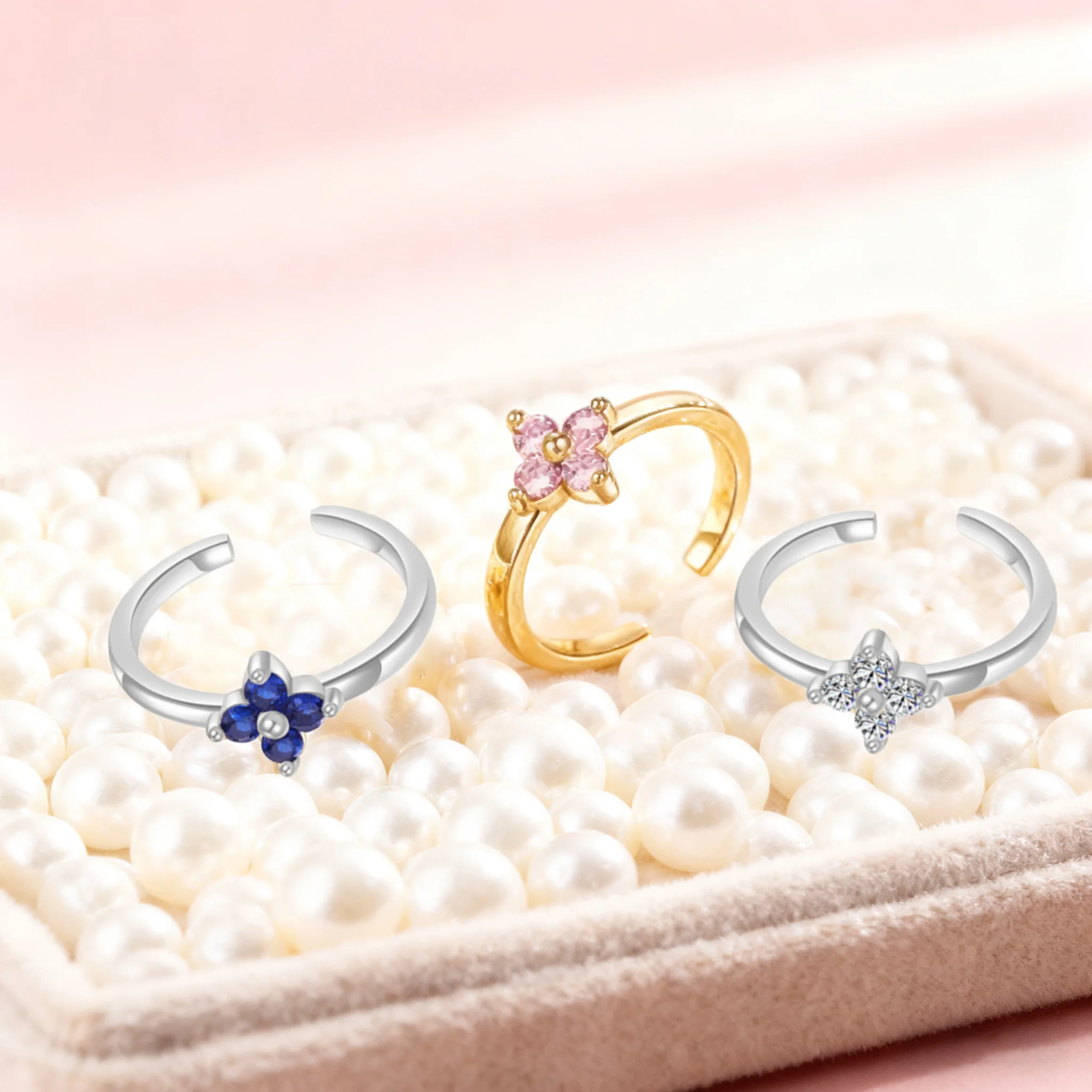 Women's Gold Plated Zircon Toe Ring, Luxury Summer Accessory