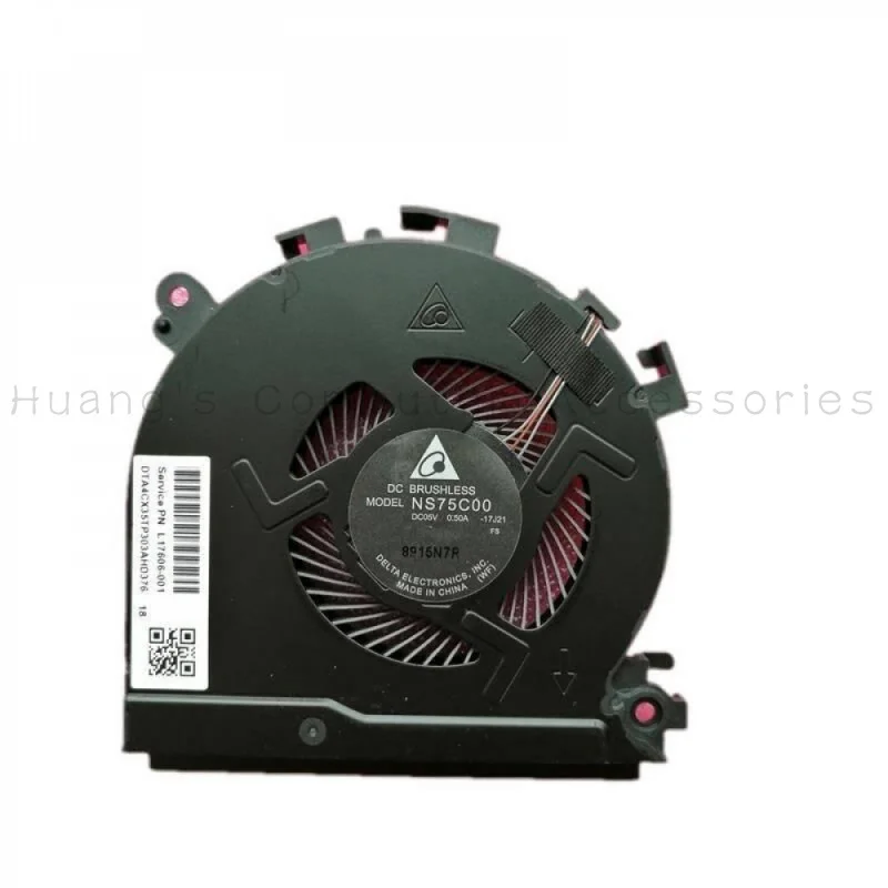 SS+New CPU GPU Dual Cooling Fan Set PN L17605-001 L17606-001 For HP Spectre X360 15-CH 15-CH011dx Convertible Laptop