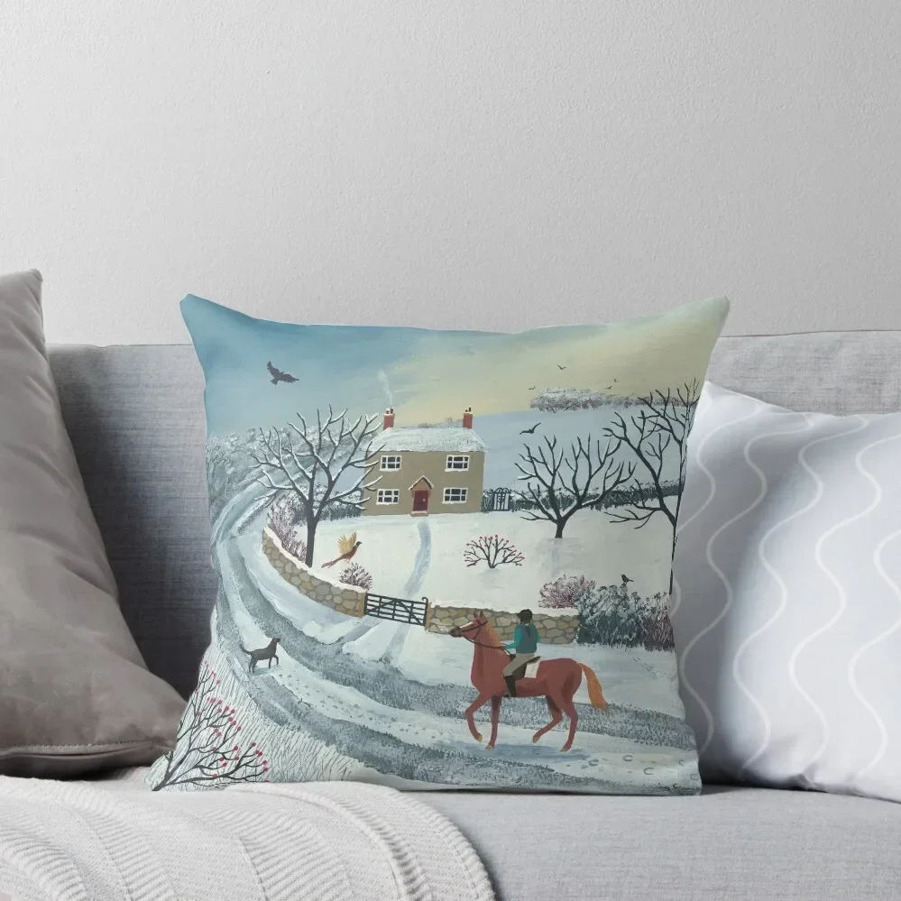 Winter Ride Throw Pillow Cushions Home Decor Decorative Pillow Covers For Sofa Cushion Child Sofa Covers pillow