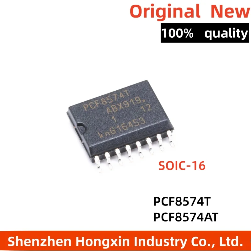 10 pçs/lote 8574 PCF8574 PCF8574T PCF8574AT SOP-16 Em Estoque