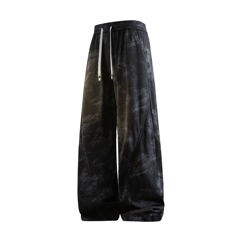 

Новейшие мужские брюки в стиле стритвир 2026: свободные длинные повседневные спортивные штаны прямого кроя для работы