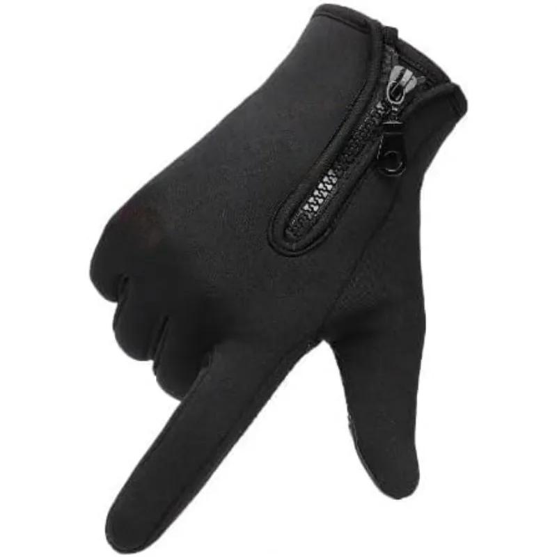 Guantes al aire libre Hombres Mujeres - Guantes antideslizantes con pantalla táctil impermeables y resistentes al viento para ciclismo, conducción, correr, senderismo, trabajo