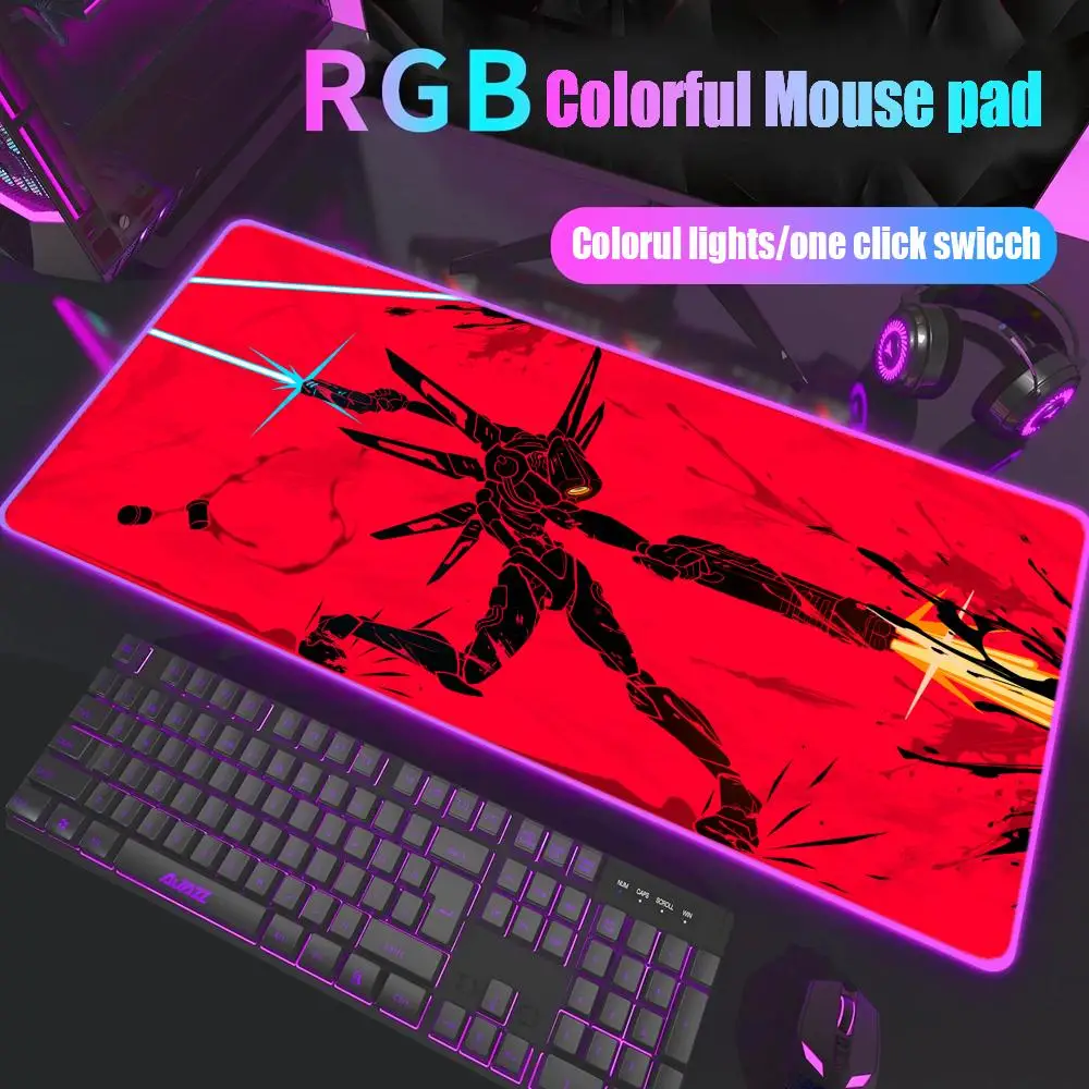 

Game ULTRAKILL Retro Mouse Pad Game Rgb Desk Mat Back Light Led Mousepad Setup Gaming Accessories Deskmat Big Mousepad Backlight