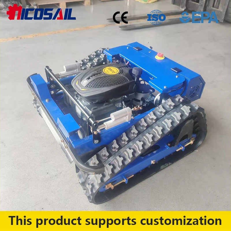 

24V QL500 Remote Lawn Mower with Customizable Height Adjustment, 20-150mm Cutting Range, Home Commercial Garden Use