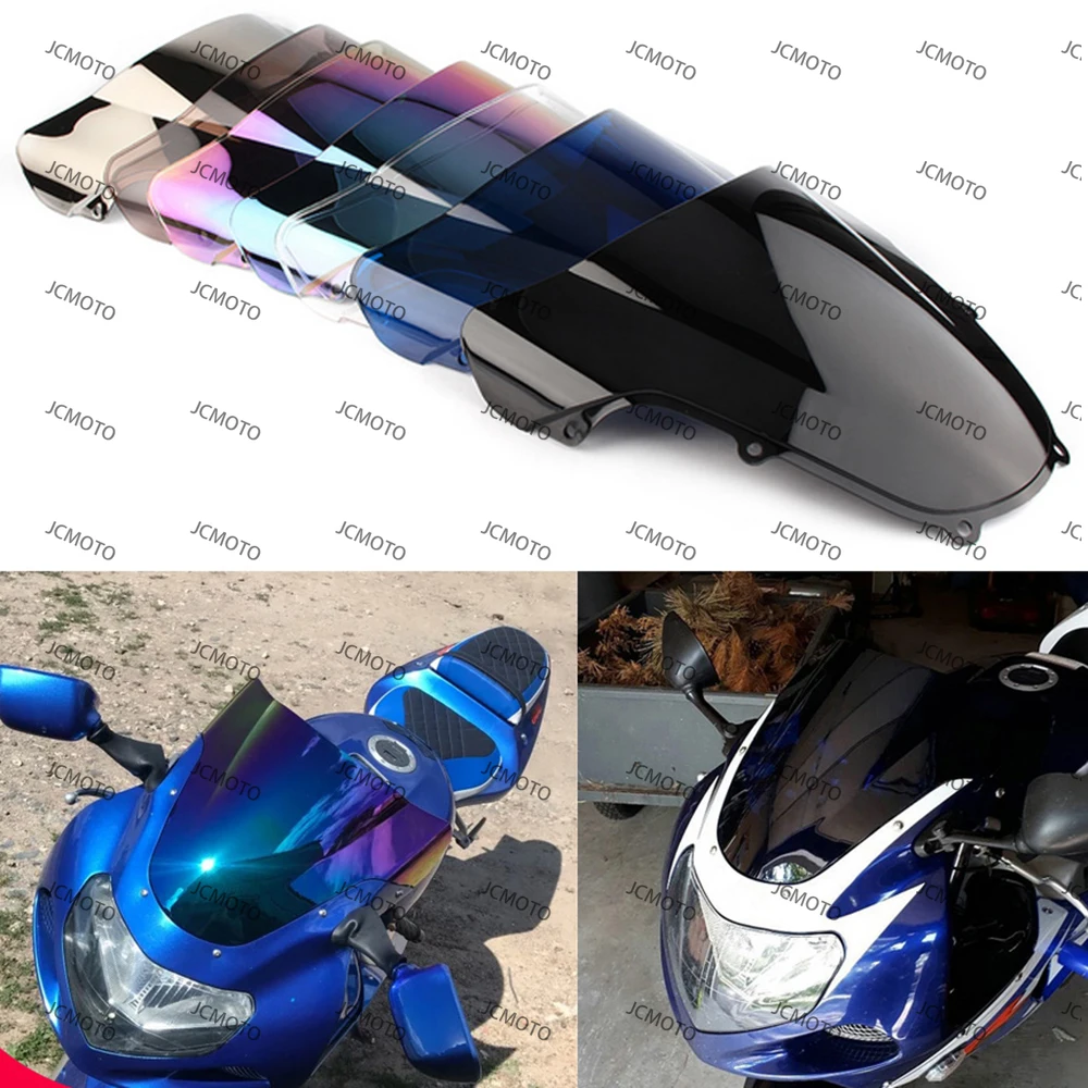 

Аксессуары для SUZUKI GSXR600 GSXR750 GSX-R 600 750 1000 GSX-R1000 K1 2000-2003 мотоциклетное лобовое стекло с двойным пузырьком