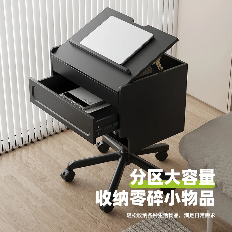 French mobile lifting cabinet living room bedroom multi-function rotation