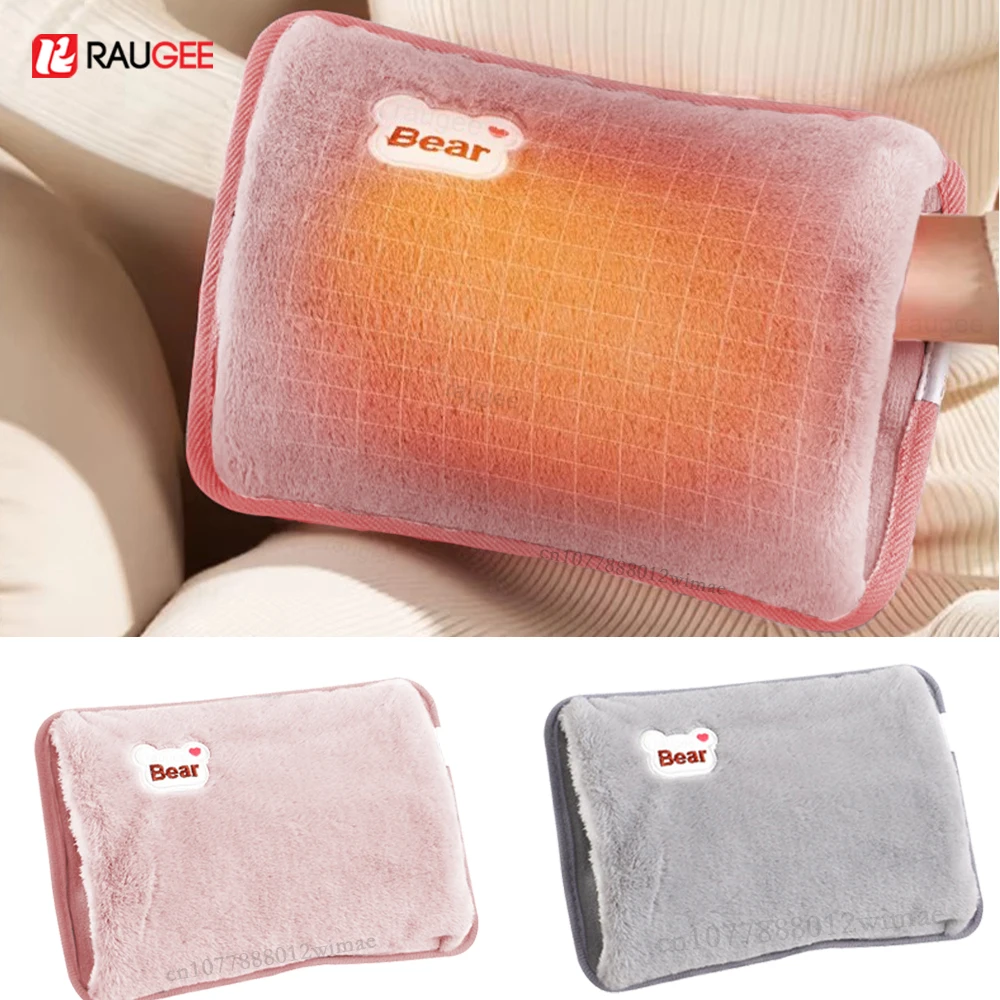 

Electric Hand Warmer Hot Water Bag Soft Fast Heating Warm Water Bag Rechargeable Hand Warmer Winter Hand Heaters
