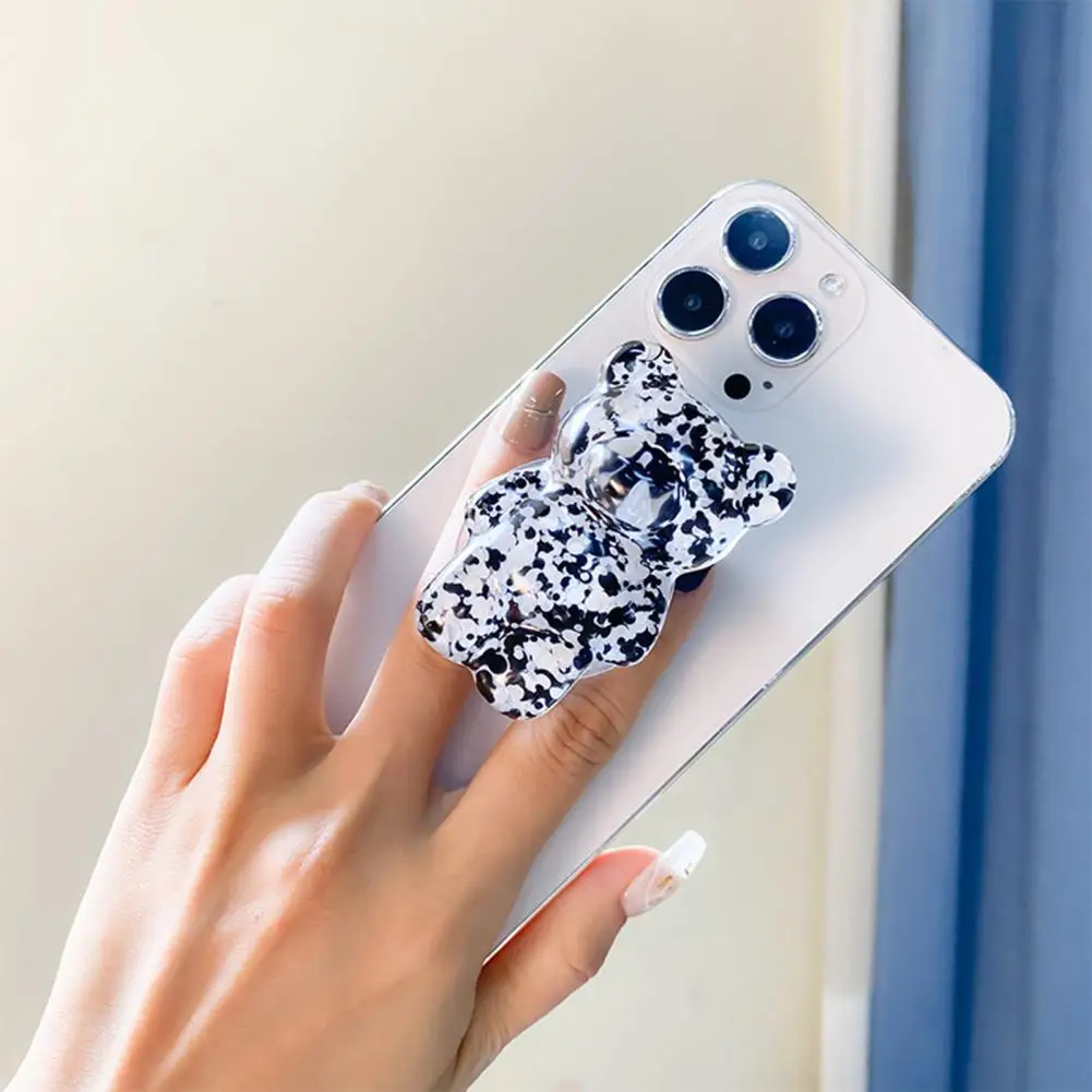 Очаровательный легкий держатель для мобильного телефона, мультяшное украшение для телефона, 3D милая ручка для телефона в форме медведя, складной кронштейн Tok