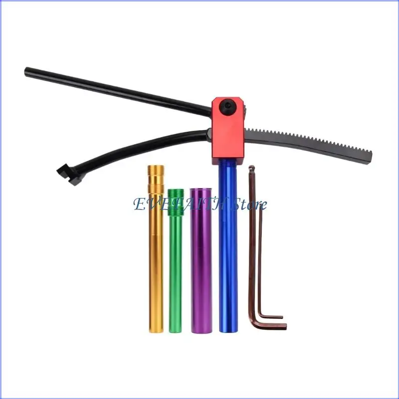 

124B Heavy Duty Dirt Bike Wheel Alignment Tool Professional 16-21Inch Tires Aluminum Steel