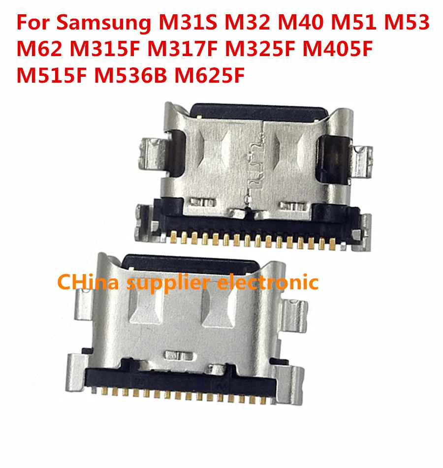 Charger USB Charging Port Dock Connector For Samsung M31S M32 M40 M51 M53 M62 M315F M317F M325F M405F M515F M536B M625F