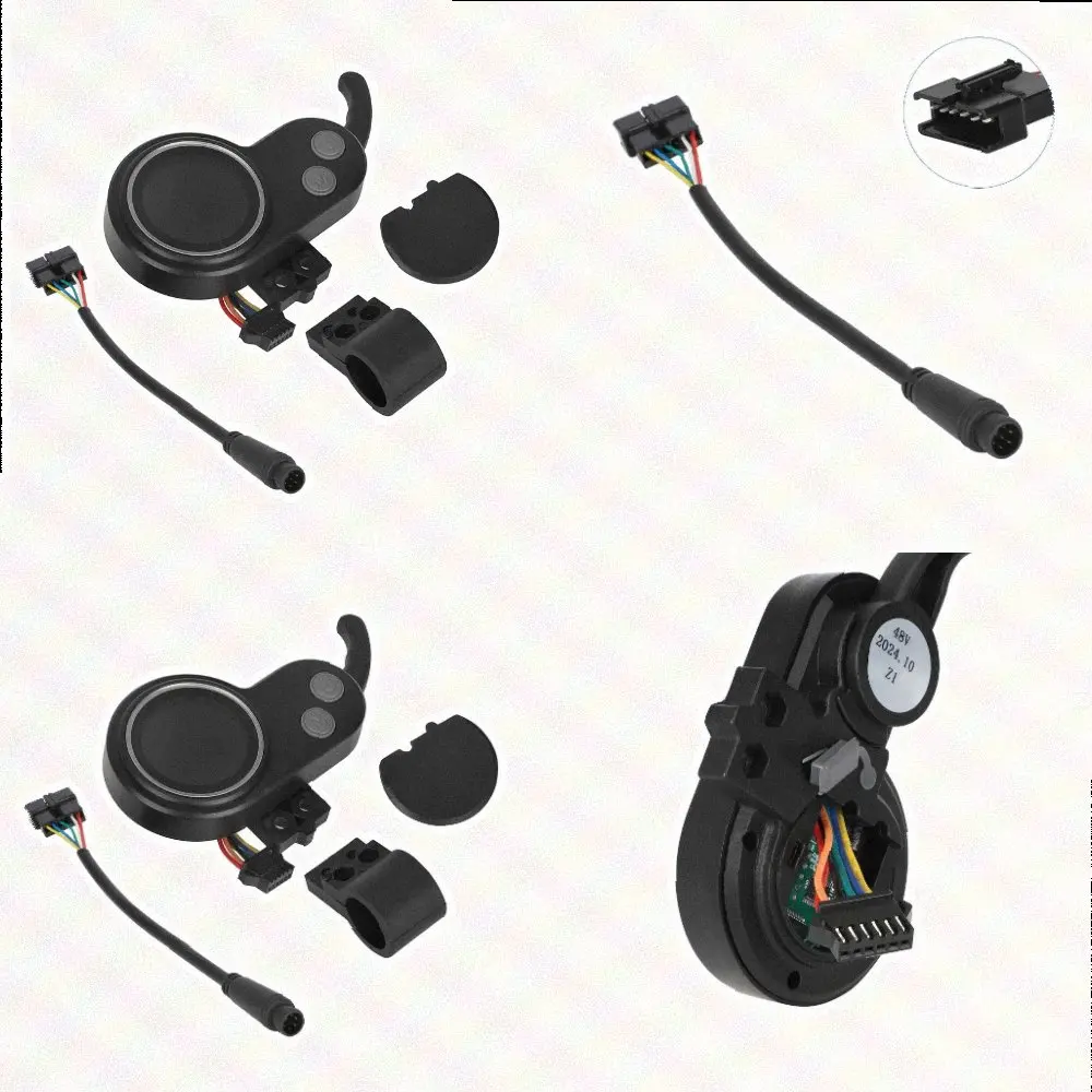 /6 /Pin /Waterproof Digital LED Voltage Meter 36V 48V 52V 60V Display For Electric Scooter Battery Level Monitor Outdoor Sports