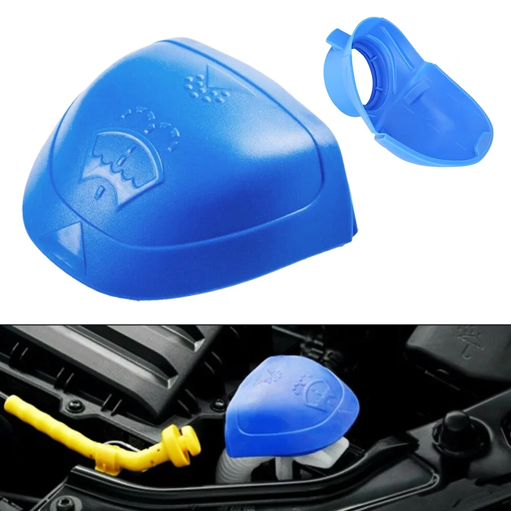 Car Wiper Washer Fluid Reservoir Tank Bottle Cover Cap Lid Plastic Blue For Audi For VW SKODA 6V0955485 6V0 955 485 000096706