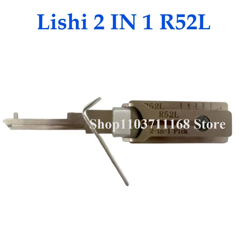 

1 PCS Picking Locksmith Keychain Master Key Lishi R52L (Lengthened) 2-in-1 Pick & Decoder for Long Philip Brand of Locks Picks