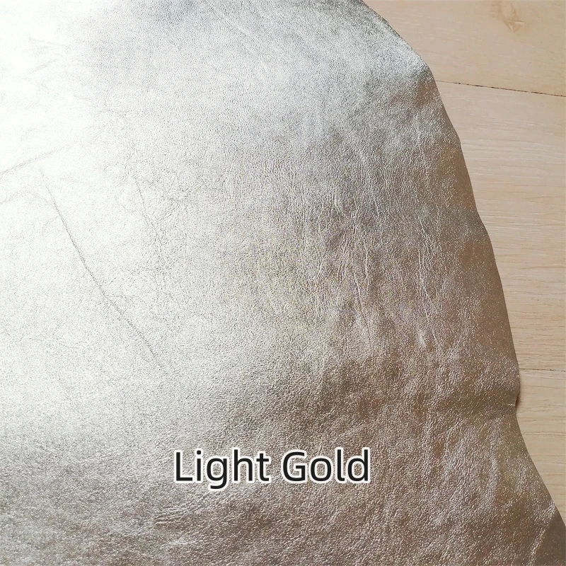 0.8mm Yellow Gold Sheepskin. The First Layer Of Sheepskin. Real Leather Fabric. Handmade DIY Bag.Inside, Whole Sheepskin