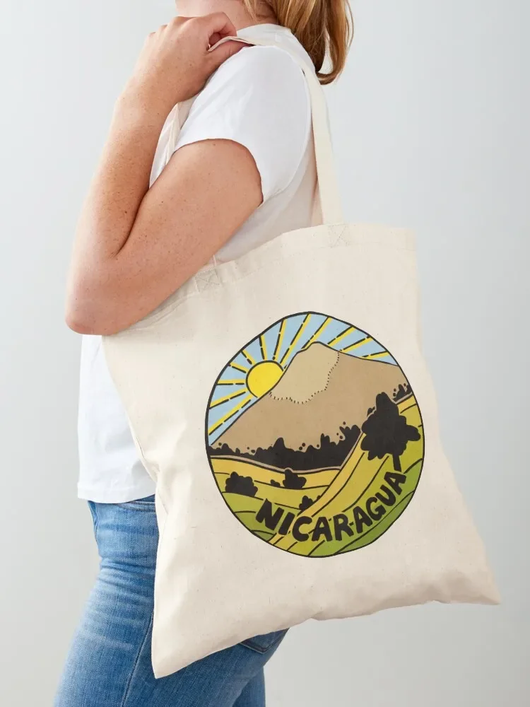 Nicaragua fundraiser (colored) Tote Bag Women's shopper bag custom tote bag Lady bags