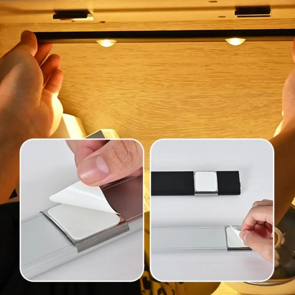 Night Light Excellent Battery Operated Corrosion Resistant USB Charging Wireless Magnetic Motion Sensor Light for Home