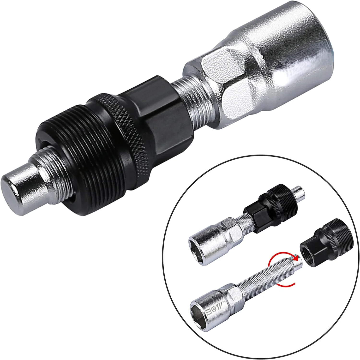 فعالة ومتينة، هذه مجموعة مزيل ساحب ذراع الكرنك المربعة الأساسية القوية مريحة وسهلة الاستخدام. بما في ذلك #4