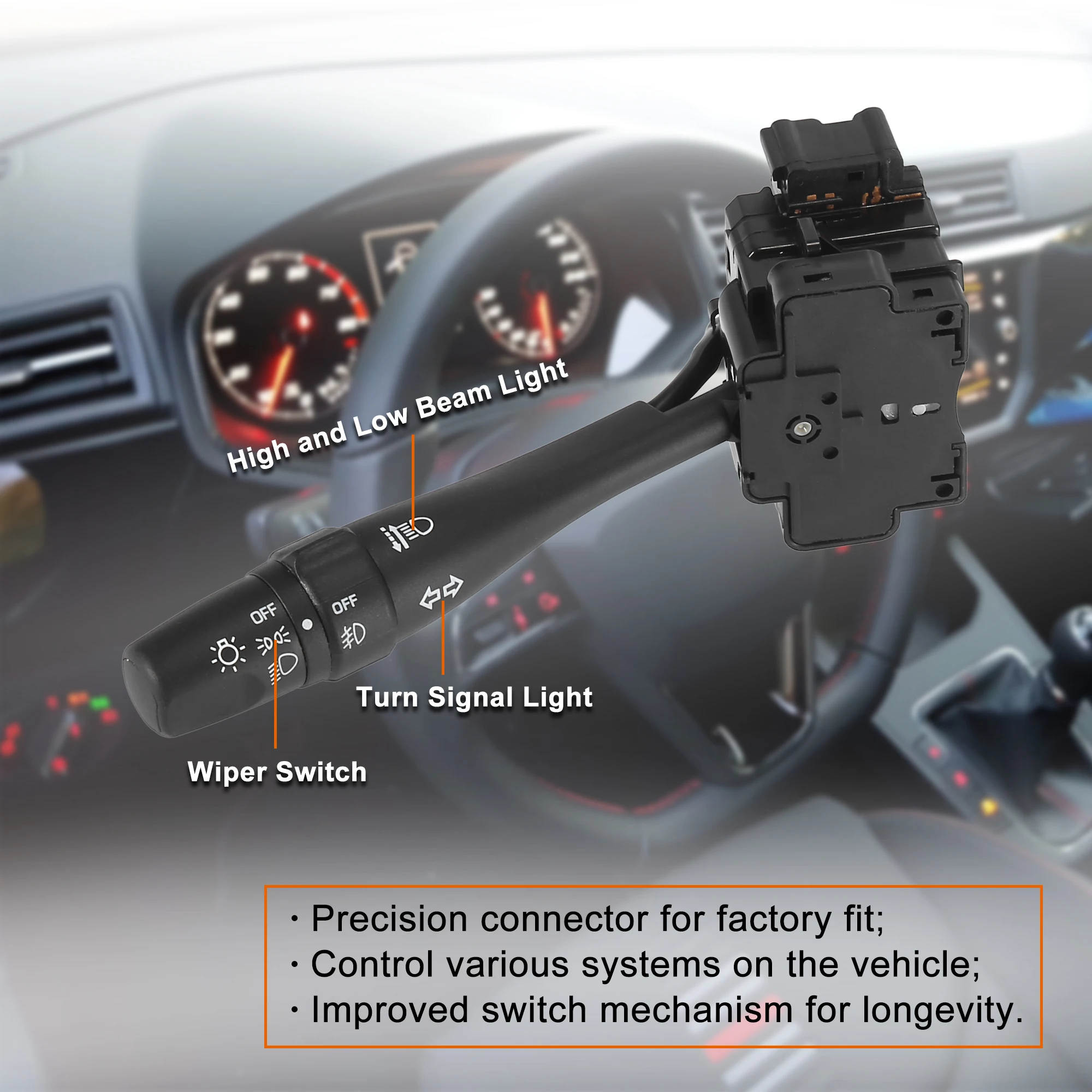 uxcell Car Turn Signal Switch Multifunction Combination Switches 25540-5M001 for Nissan Sentra Frontier Pickup Xterra Parts