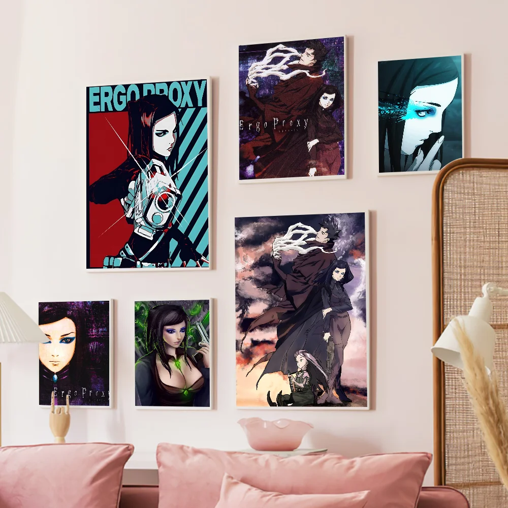 Ergo Proxy Good Quality Prints And Posters Vintage Room Home Bar Cafe Decor Aesthetic Art Wall Painting