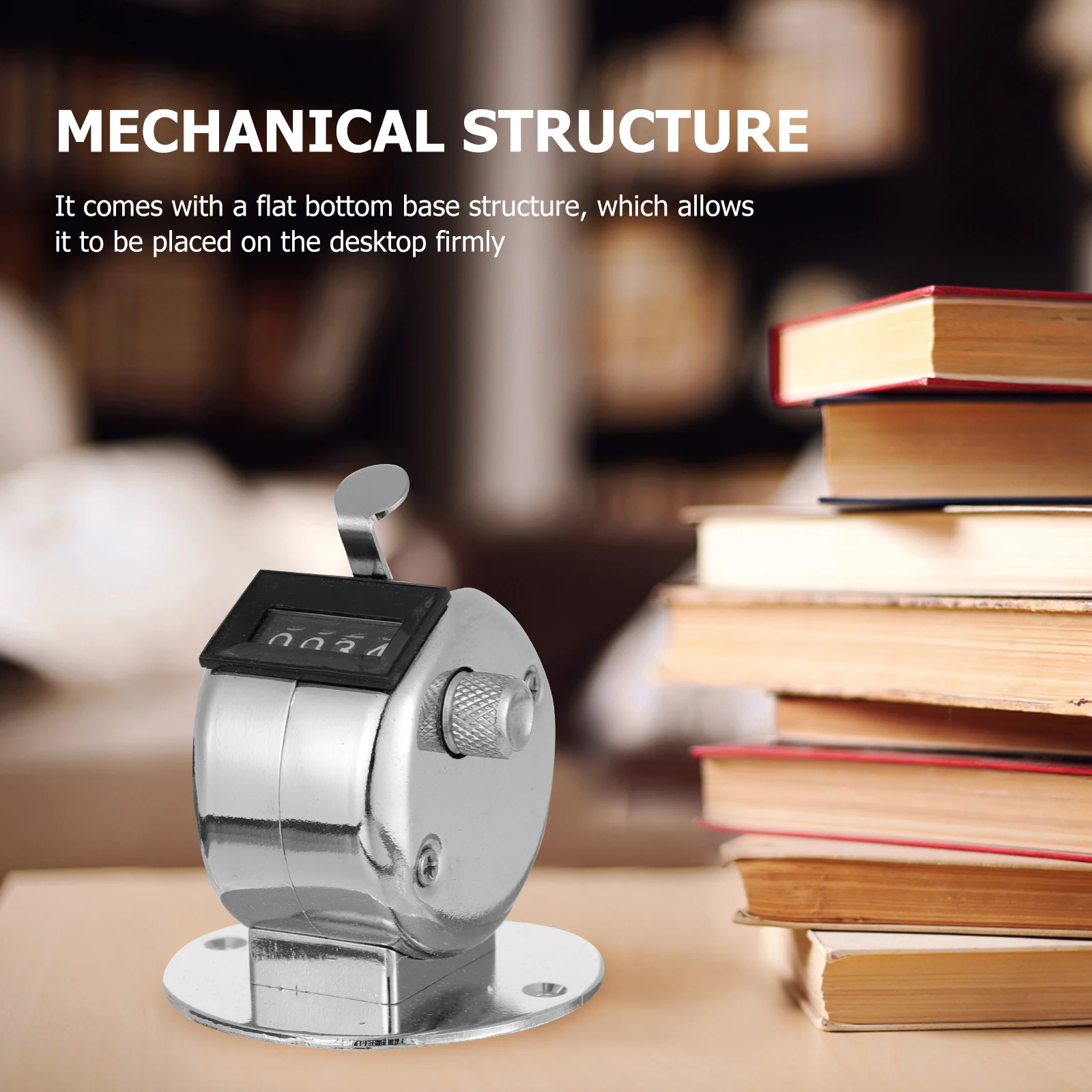 

Mechanical Counter Tally Clicker H Row Counters Device Practical Numbers Display Desktop Firm Base Easy Use Long