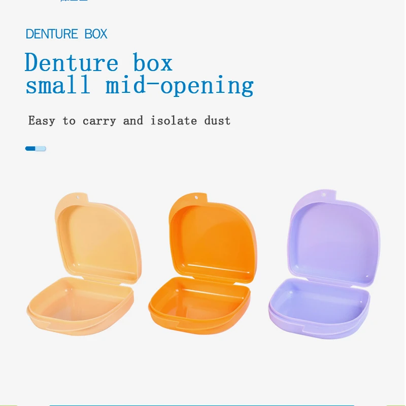 

Denture box case UV to soak dental orthodontic with ultrasonic or ultraviolet cleaning organizer