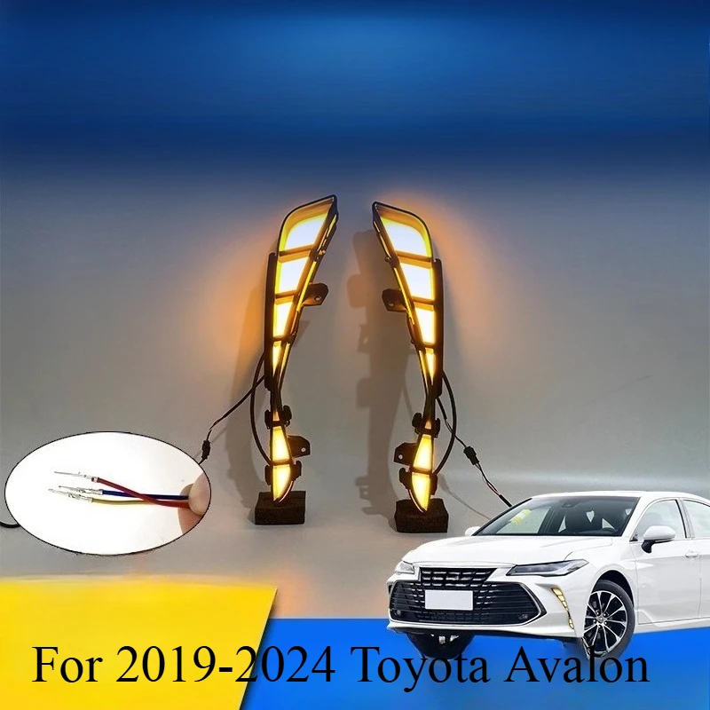 

Для Toyota Avalon 2019-2024 модифицированные дневные ходовые огни светодиодные рулевые передние противотуманные фары передняя планка декоративная лампа
