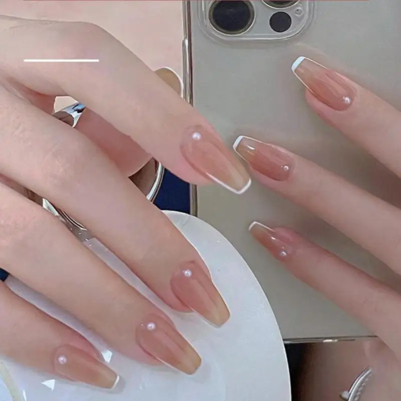 Esmalte de uñas de Gel transparente, barniz de Gel UV semipermanente para capa superior