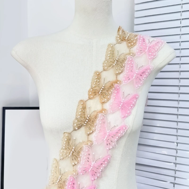 Versátiles Lectins Laces apliques Bowknot Ropa adornos