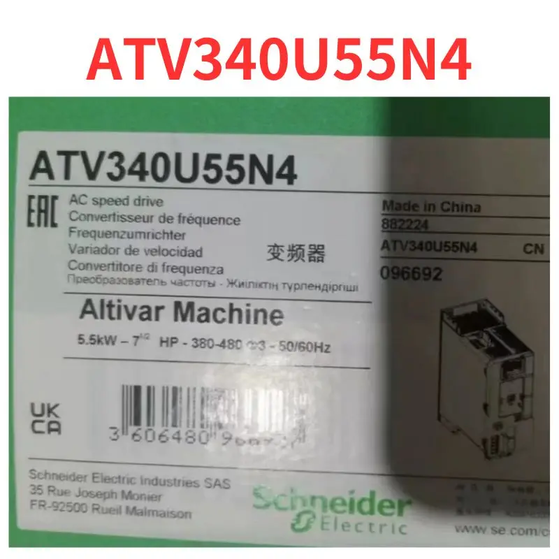 Brand  new    ATV340U55N4   inverter     Fast Shipping