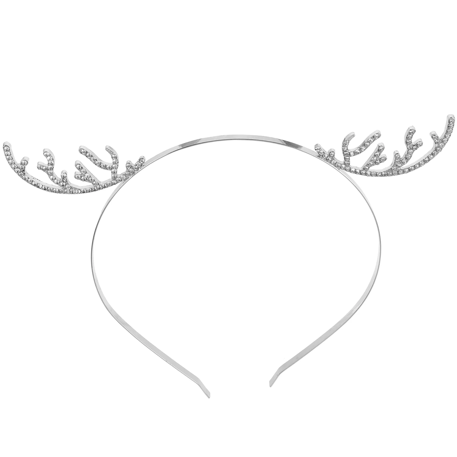 

Christmas Reindeer Antler Headbands Cute Deer Horn Hairbands Shinny Rhinestone Snowflake Hair Hoop Crystal Halloween Headpiece F